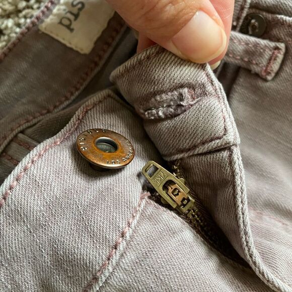 Pistola Jeans Zipped Ankles Purple Womens Size 32 - Picture 5 of 10